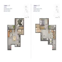 Unit Plan - 1BHK