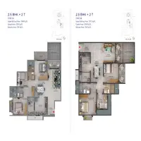 Unit Plan - 2.5BHK