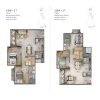 Unit Plan - 2BHK